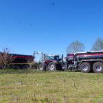 Geiger_Gülletransport mit LKW und 30 m3 Pumptankwagen zur Fläche